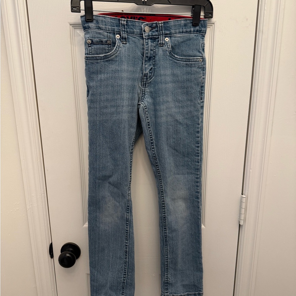 Levi's Classic Blue Straight Jeans for boys size 12 like new only